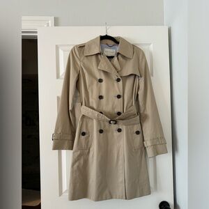 NWT KHAKI TRENCH COAT